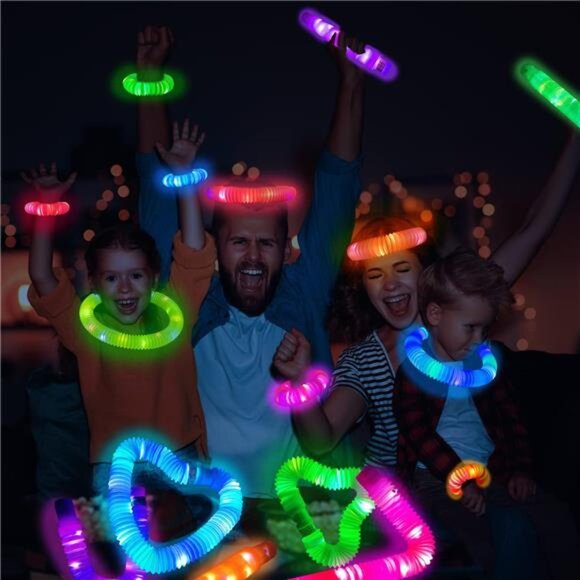 Glow Sticks Party Favors for Kids 12 PCS-Glow in Dark Party Supplies - Picture 3 of 14